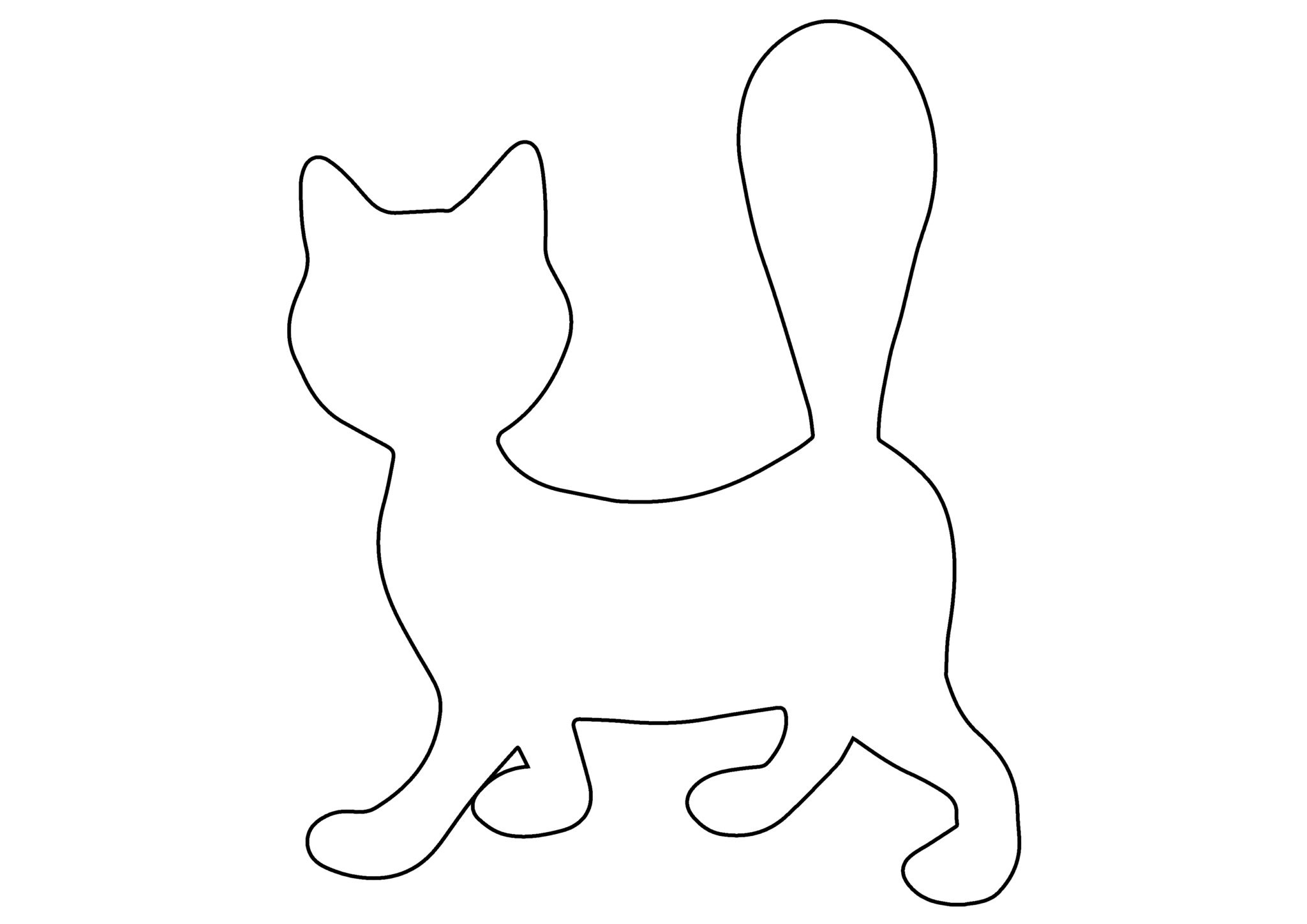 Трафареты Кошек Для Аппликации