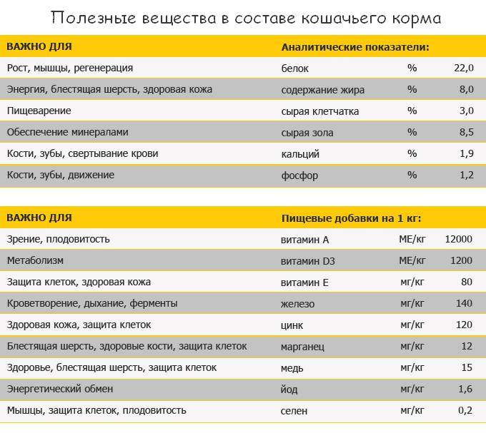 Сравнение сухих кормов для кошек по составу