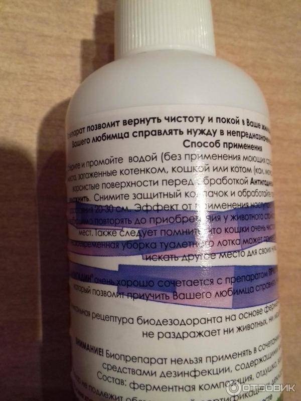 Антигадин для кошек: способ приучения питомца к лотку