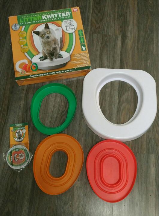 Как работает насадка для унитаза – система приучения кошки к туалету, можно ли сделать такую накладку своими руками?