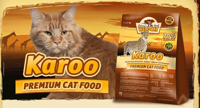 Анализ корма для кошек wildcat