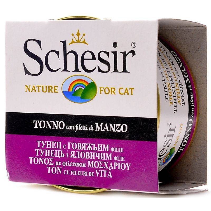 Обзор корма для кошек schesir (шезир): виды, состав, отзывы