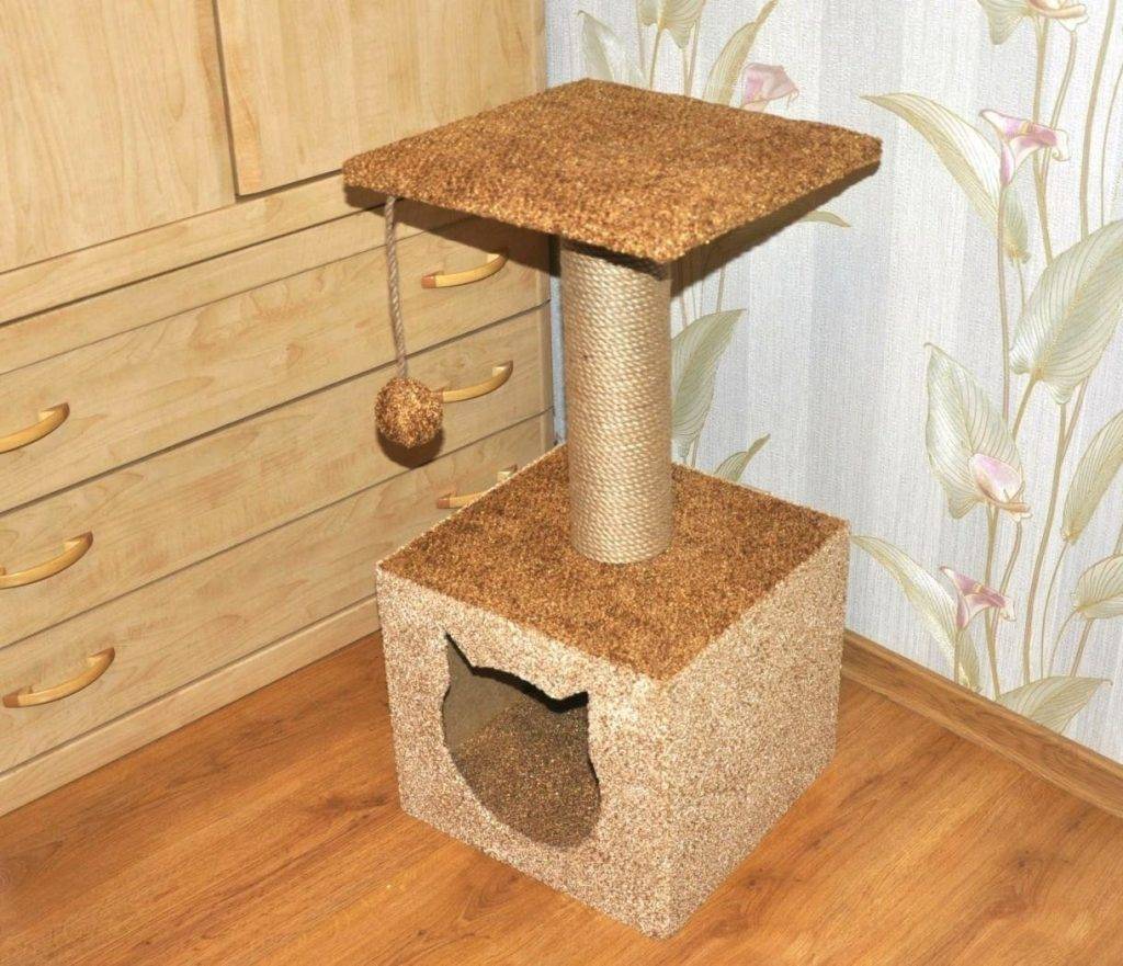 Домик для кошки своими руками (83 фото) - домашний и уличный, пошаговые инструкции, как сделать домик из картона, дерева, коробок, фанеры