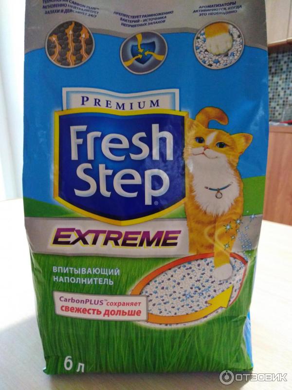 Наполнитель для кошачьего туалета фреш степ (fresh step): преимущества и недостатки, стоимость и отзывы владельцев