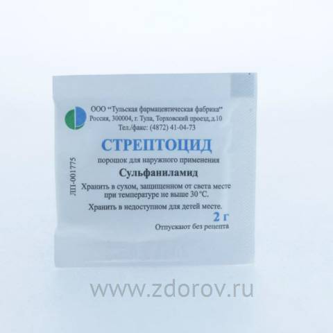 Стрептоцид порошок: для чего применяется у кошек