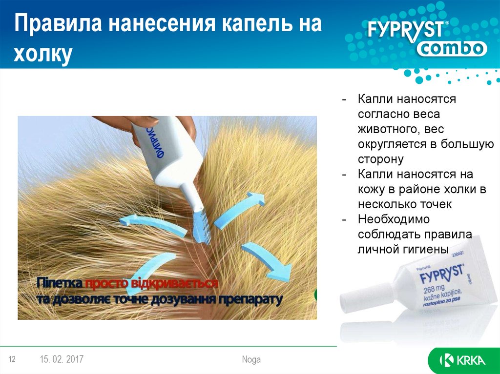 Как капать капли от блох кошке