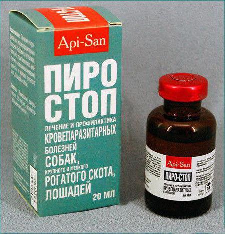 Как правильно применять пиростоп для собак: показания к применению и инструкция, отзывы и побочные эффекты