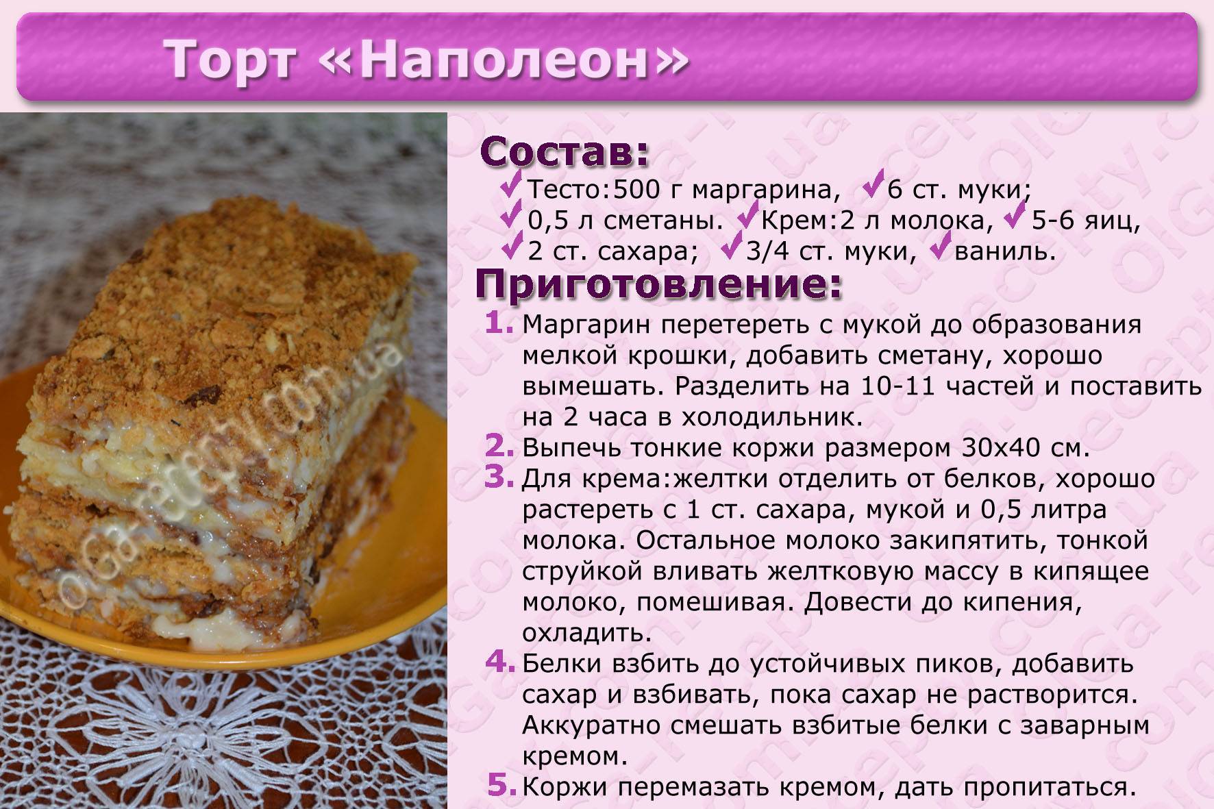 Рецепты простых тортов приготовленных на день рождения в домашних условиях, с фото, пошагово