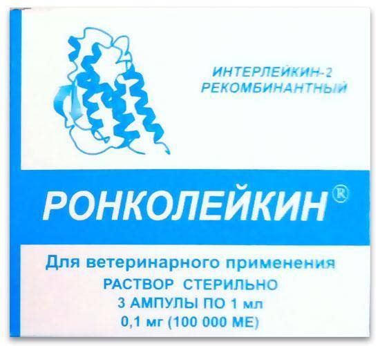 Ронколейкин для собак – лекарство для иммунитета