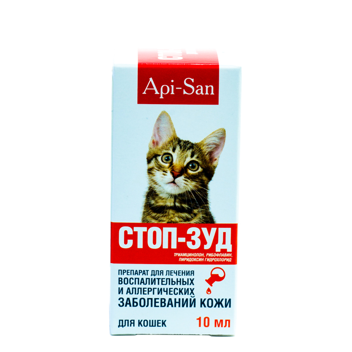 Cтоп-зуд для кошек - инструкция по применению препарата