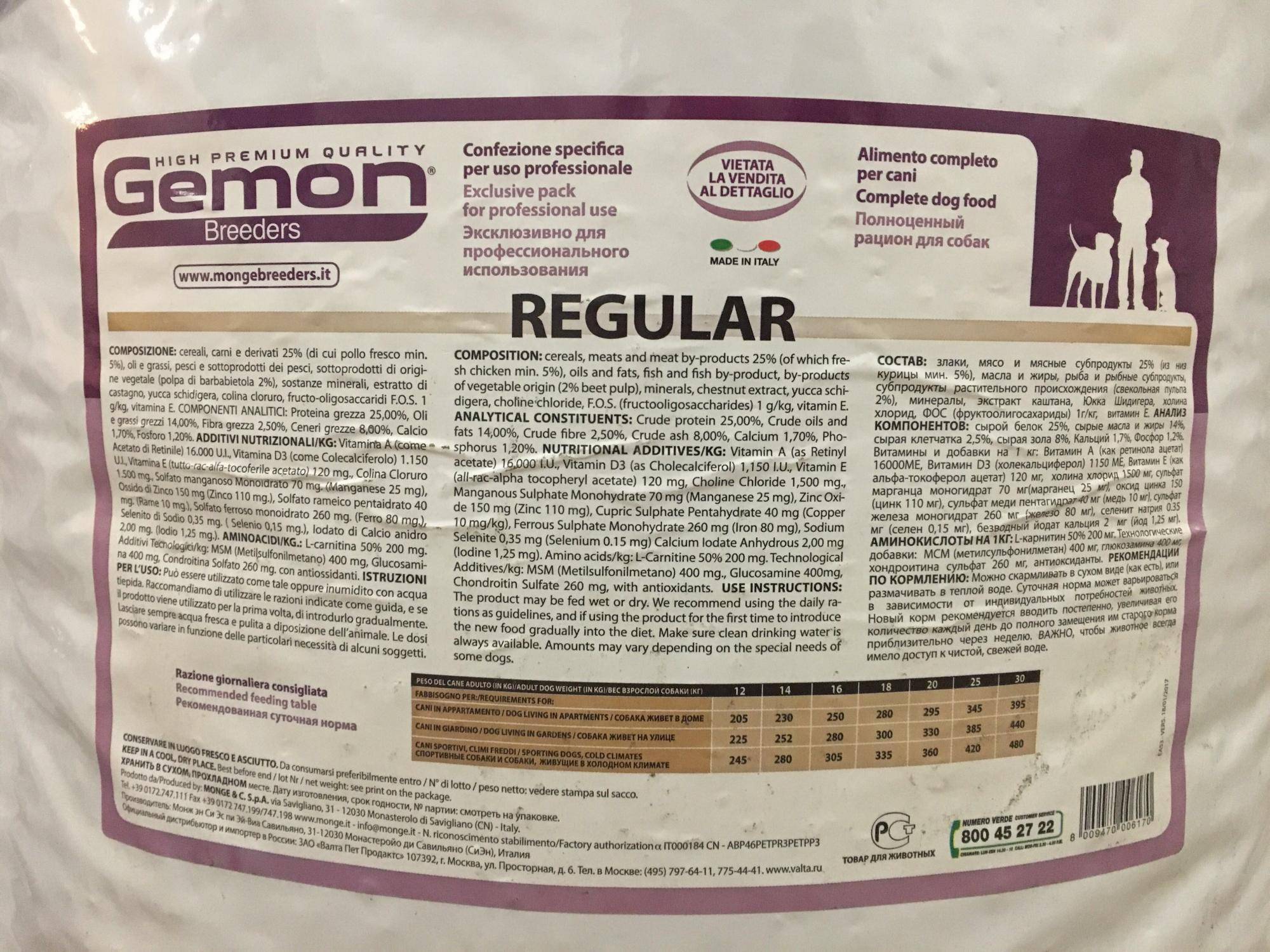 Gemon (гемон) питание для животных. стоит ли вводить в рацион собаки корм джимон? разбираем в этом обзоре