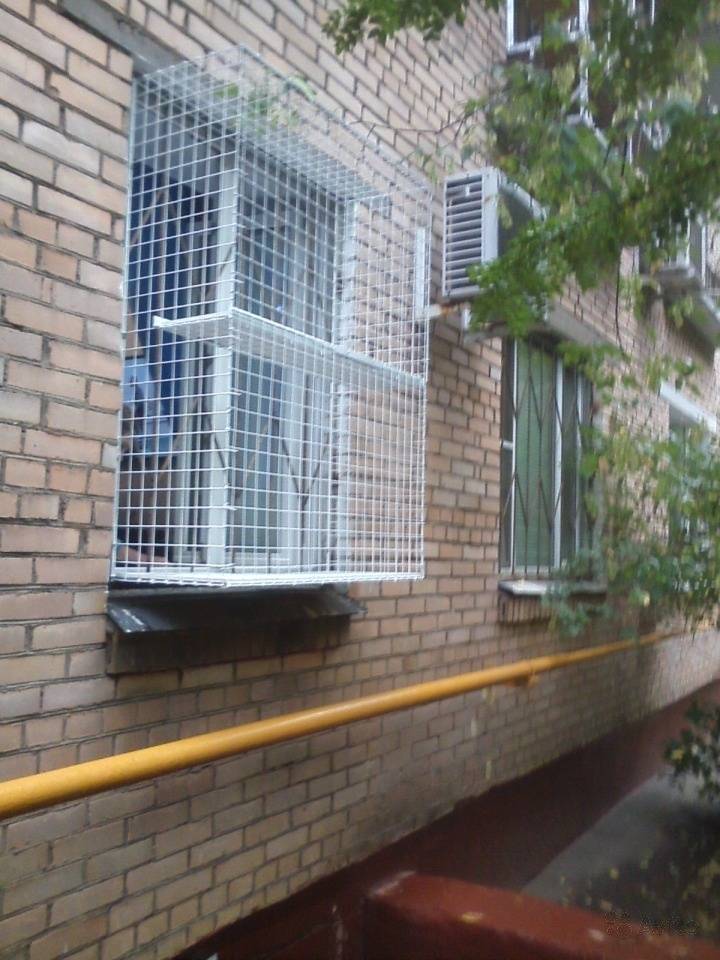 Какие сетки и решетки на окна используются для защиты кошек