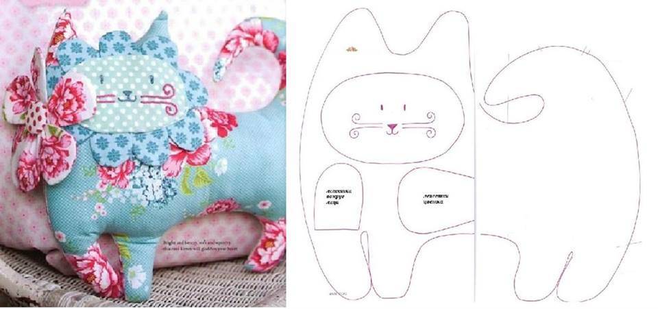 Декоративная подушка кот своими руками: выкройки и интересные идеи оформления