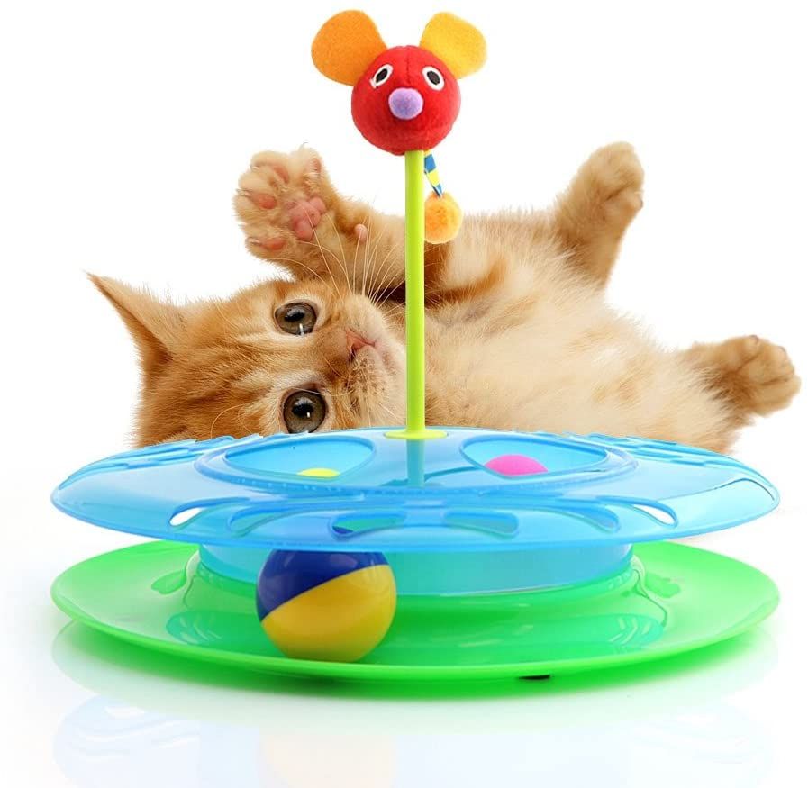 Интерактивные игрушки для кошек и котов, роботы для игр животных: собак, котенка
