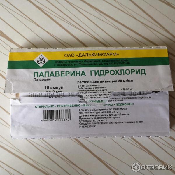 Папаверин для кошек