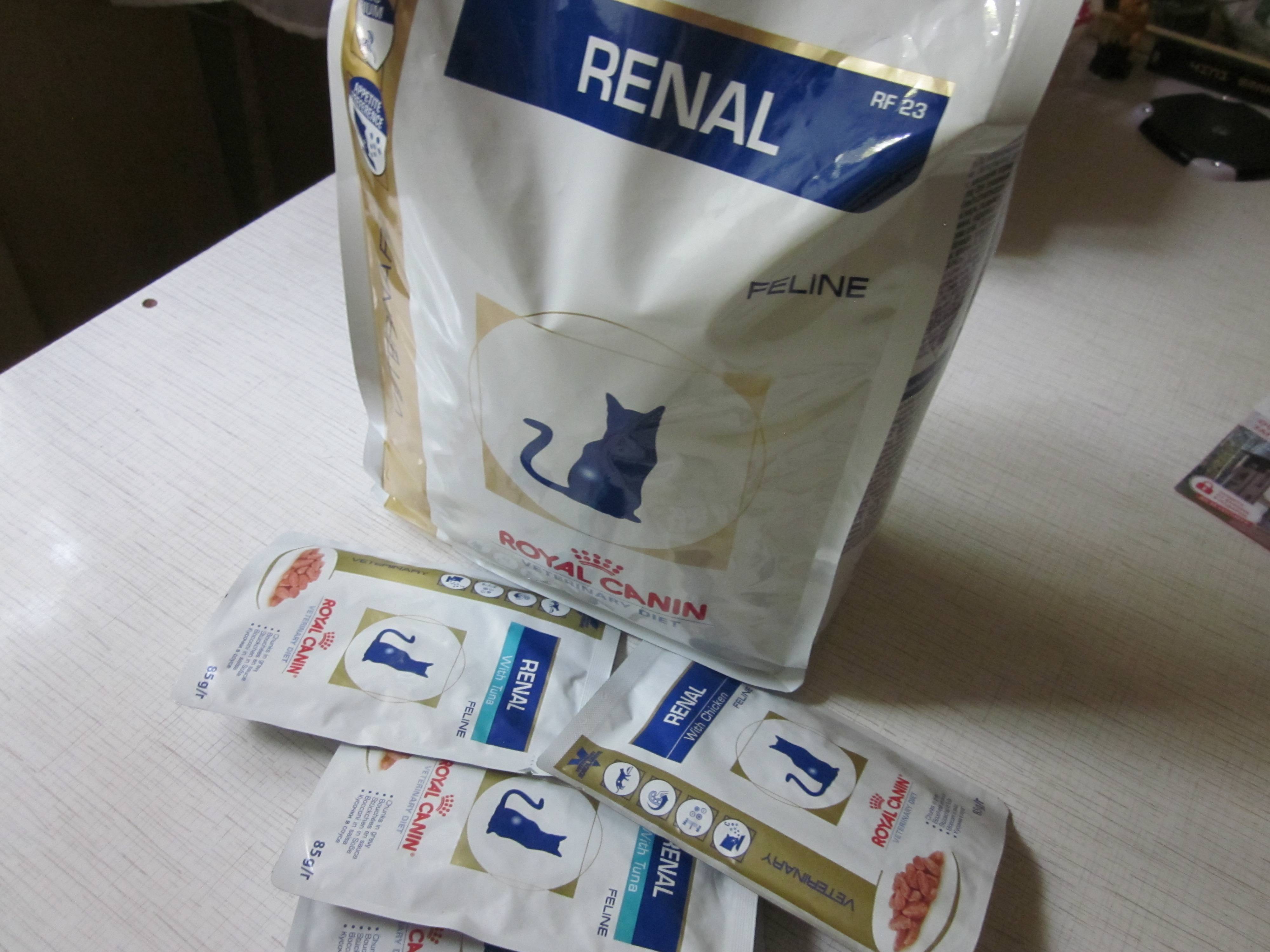 Royal canin renal для кошек – как правильно применять лечебный корм?